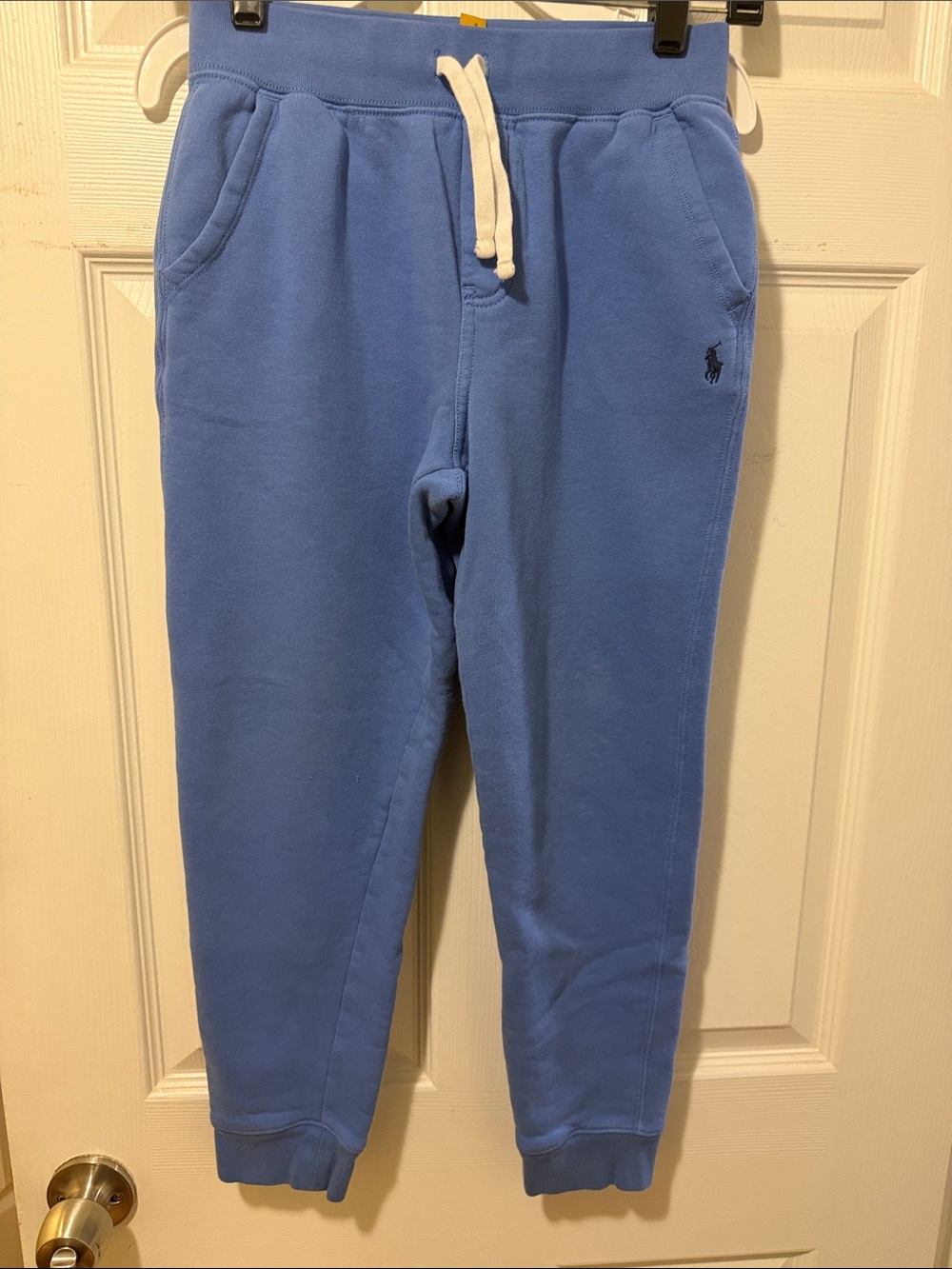 blue RL Polo sweats boys size medium 10/12